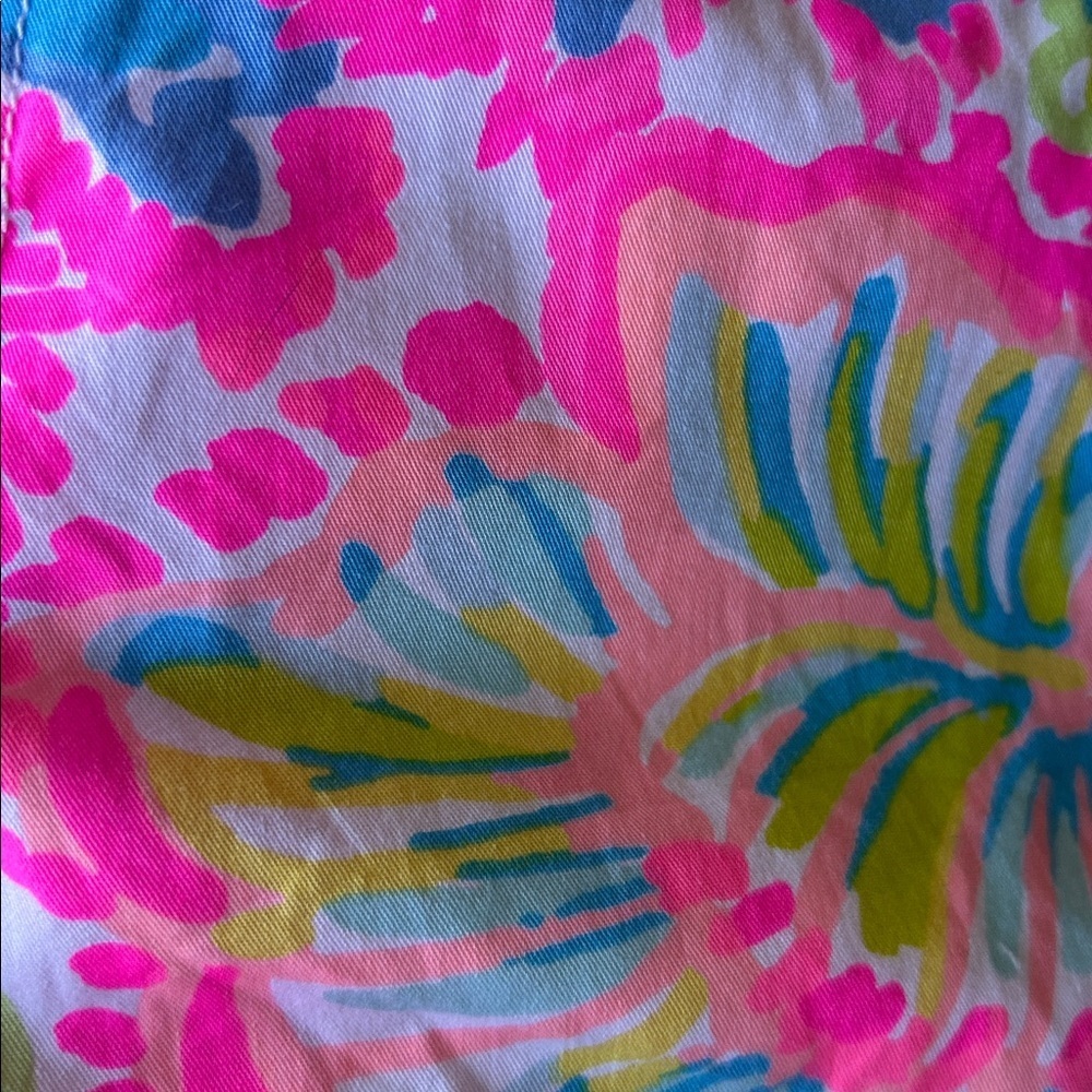 Lilly Pulitzer Callahan Shorts Lovers Coral Excellent Size 00 - Picture 4 of 8